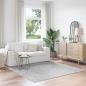 Preview: ARDEBO.de - Anti-Rutsch Shaggy Teppich Grau 200 x 200 cm PP