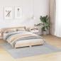 Preview: Anti-Rutsch Shaggy Teppich Grau 200 x 200 cm PP