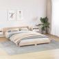 Preview: Anti-Rutsch Shaggy Teppich Grau 240 x 340 cm PP