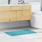 Preview: ARDEBO.de - Rutschfeste Badmatte Türkis 50 x 80 cm PP
