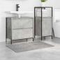 Preview: Rutschfeste Badmatte Grau 60 x 90 cm PP