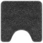 Preview: Anti-Rutsch Badematten-Set 3 stk. Dunkelgrau 50 x 80 cm PP