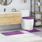 Preview: ARDEBO.de - Anti-Rutsch Badematten-Set 3 stk. Lila 50 x 80 cm PP