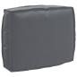 Preview: ARDEBO.de - Kissen Anthrazit 50 x 40 x 12 cm Oxford-Stoff