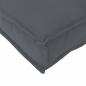 Preview: Kissen Anthrazit 50 x 40 x 12 cm Oxford-Stoff
