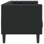 Preview: Sofa Schwarz 194 x 74,5 x 70,5 cm PVC