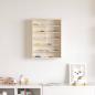 Preview: ARDEBO.de - Wanddisplay-Case mit Regal Beige 40 x 8,5 x 54 cm Sperrholz