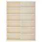 Preview: Wanddisplay-Case mit Regal Beige 40 x 8,5 x 54 cm Sperrholz