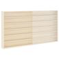 Preview: Wanddisplay-Case mit Regal Beige 100 x 8,5 x 54 cm Sperrholz