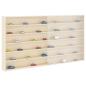 Preview: Wanddisplay-Case mit Regal Beige 100 x 8,5 x 54 cm Sperrholz