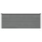 Preview: Hochbeet Grau 200 x 30 x 72 cm WPC und Aluminium