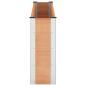 Preview: Hochbeet Braun 200 x 30 x 72 cm WPC und Aluminium