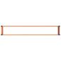 Preview: Hochbeet Braun 200 x 30 x 72 cm WPC und Aluminium