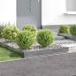 Preview: ARDEBO.de - Raseneinfassung 4 stk. 100 x 100 x 20 cm Stahl Silber