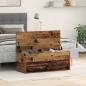Preview: ARDEBO.de - Aufbewahrungsbox Altholz 90 x 35 x 35 cm Holzwerkstoff