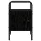 Preview: Nachttisch Schwarze Eiche 35 x 36,5 x 56 cm Holzwerkstoff
