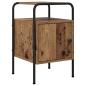 Preview: Nachttisch Altholz 35 x 36,5 x 56 cm Holzwerkstoff