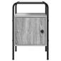 Preview: Nachttisch Grau Sonoma 35 x 36,5 x 56 cm Holzwerkstoff