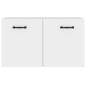 Preview: Wandschrank Wei? 60x36,5x35 cm Holzwerkstoff