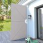 Preview: Faltbarer Terrassen-Seitenfächer Creme 300×150 cm