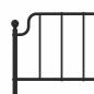 Preview: Ersatz-Kopfteil Metall Schwarz 150 cm