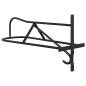 Preview: Sattelhalter Wandmontage Schwarz Eisen