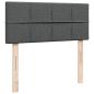 Preview: Boxspringbett mit Matratze Dunkelgrau 120x190 cm Stoff