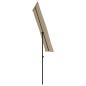 Preview: Sonnenschirm mit Aluminium-Mast 180x110 cm Taupe
