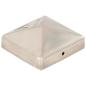 Preview: Pfostenkappen 6 Stk. Pyramide Edelstahl 81 x 81 mm