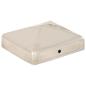 Preview: Pfostenkappen 6 Stk. Pyramide Edelstahl 81 x 81 mm