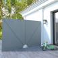 Preview: ARDEBO.de - Faltbarer Terrassen-Seitenfächer Grau 300×200 cm