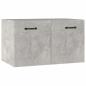Preview: Wandschrank Betongrau 60x36,5x35 cm Holzwerkstoff