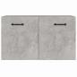 Preview: Wandschrank Betongrau 60x36,5x35 cm Holzwerkstoff