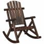 Preview: Garten-Schaukelstuhl 69x96x101 cm Massivholz Fichte