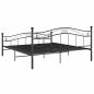 Preview: Bett Schwarz Metall 160x200 cm