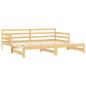 Preview: Tagesbett Ausziehbar Massivholz Kiefer 2x(90x200) cm