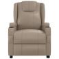 Preview: Massagesessel Cappuccino-Braun Kunstleder