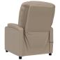 Preview: Massagesessel Cappuccino-Braun Kunstleder