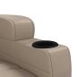 Preview: Massagesessel Cappuccino-Braun Kunstleder