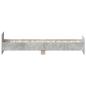 Preview: Bettgestell Betongrau 75x190 cm Holzwerkstoff