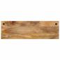 Preview: Wandgarderobe mit 5 Haken Massivholz Mango