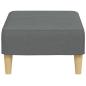 Preview: Fußhocker Dunkelgrau 77x55x31 cm Stoff