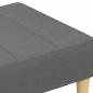 Preview: Fußhocker Dunkelgrau 77x55x31 cm Stoff