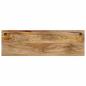 Preview: Wandgarderobe mit 5 Haken Massivholz Mango