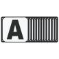 Preview: ARDEBO.de - Buchstaben für Dressurviereck 12 Stk. Stahl
