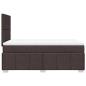 Preview: Boxspringbett mit Matratze Dunkelbraun 120x190 cm Stoff