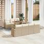 Preview: ARDEBO.de - Garten-Sofa-Set mit Kissen 8 pcs Beige und Creme