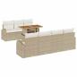 Preview: Garten-Sofa-Set mit Kissen 8 pcs Beige und Creme