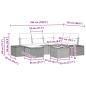 Preview: Gartensofa-set mit Kissen 7 pcs Beige Poly-Rattan