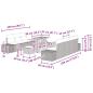 Preview: Gartensofa-set mit Kissen 10 pcs Beige Poly-Rattan